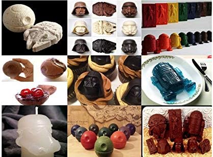 Star Wars Silicone Nonstick Ice Cube Tray Moulds Set