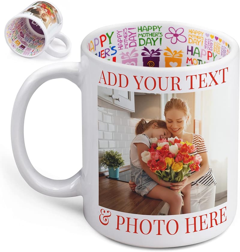 Personalized 11 oz Mom Mug - Perfect Mother's Day Gift