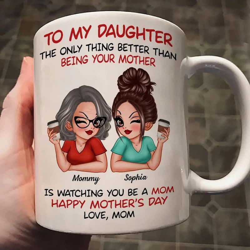 Christmas Gift for Daughter - Personalized Coffee Mug