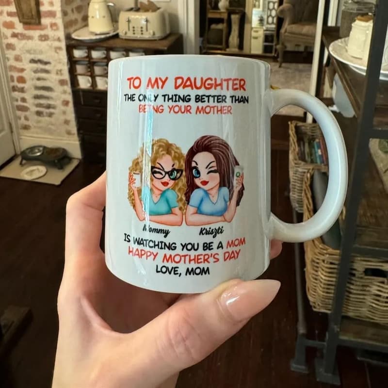 Christmas Gift for Daughter - Personalized Coffee Mug