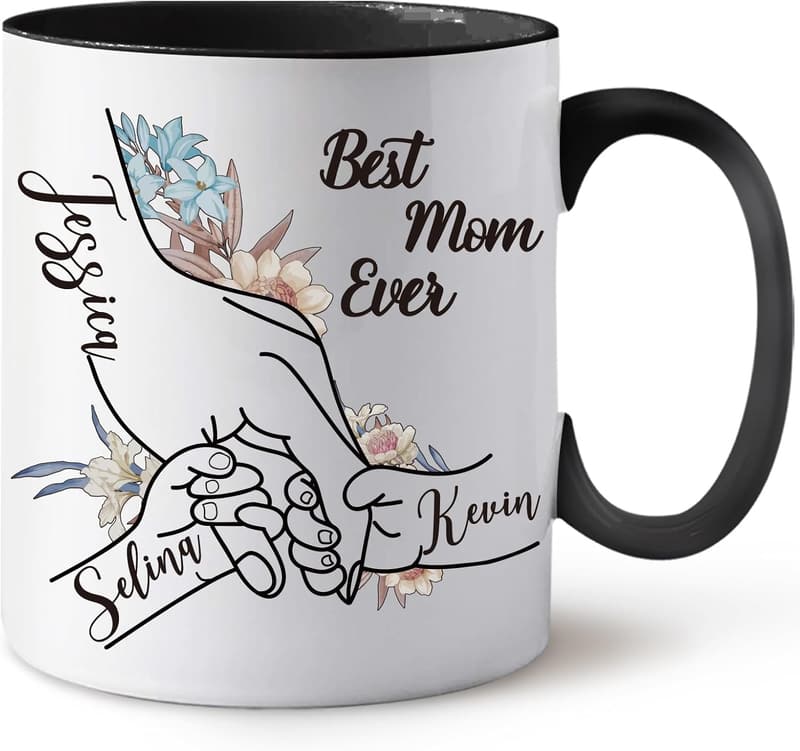 Personalized 11oz Mom Mug - Best Gift for Mother's Day