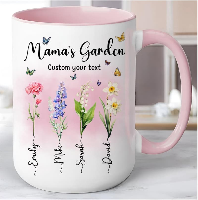 Personalized Mama Mug with Custom Names - Mother's Day Gift