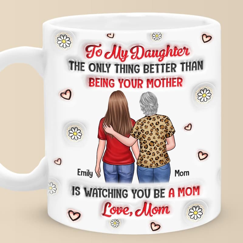 Happy Mother's Day Custom Coffee Mug for Daughter-in-Law