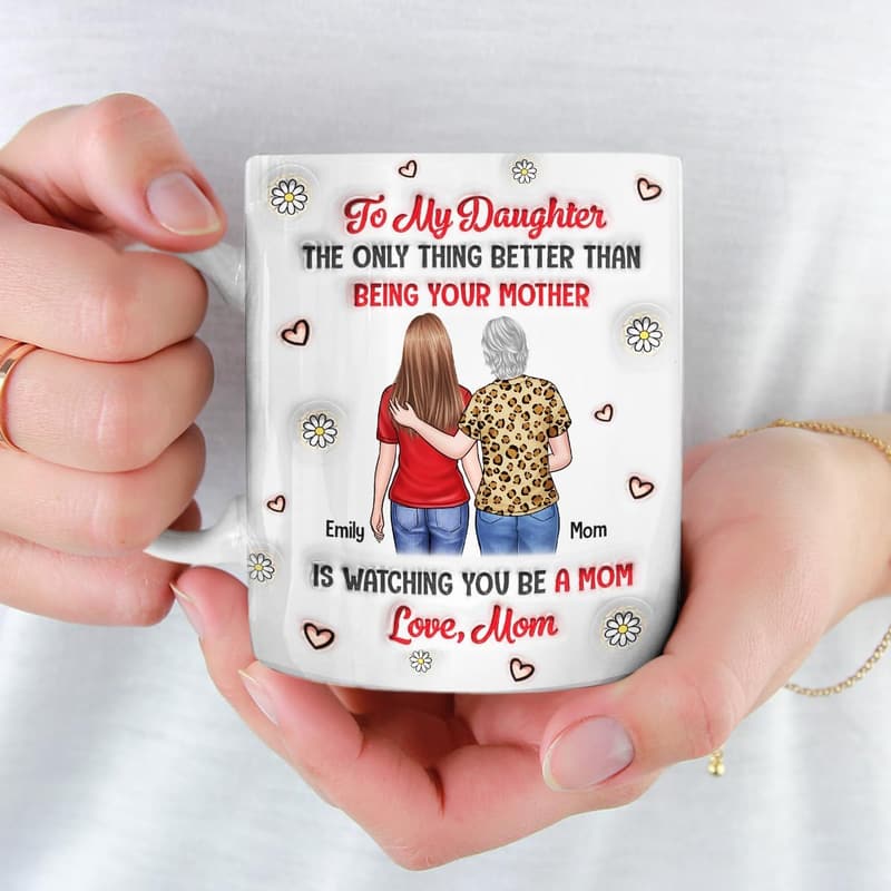 Happy Mother's Day Custom Coffee Mug for Daughter-in-Law