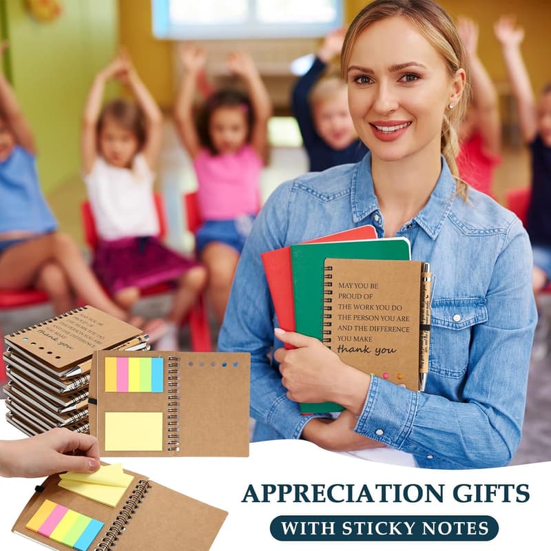 Father's Day Employee Appreciation Gift Set: Glass Cup, Notebook & More
