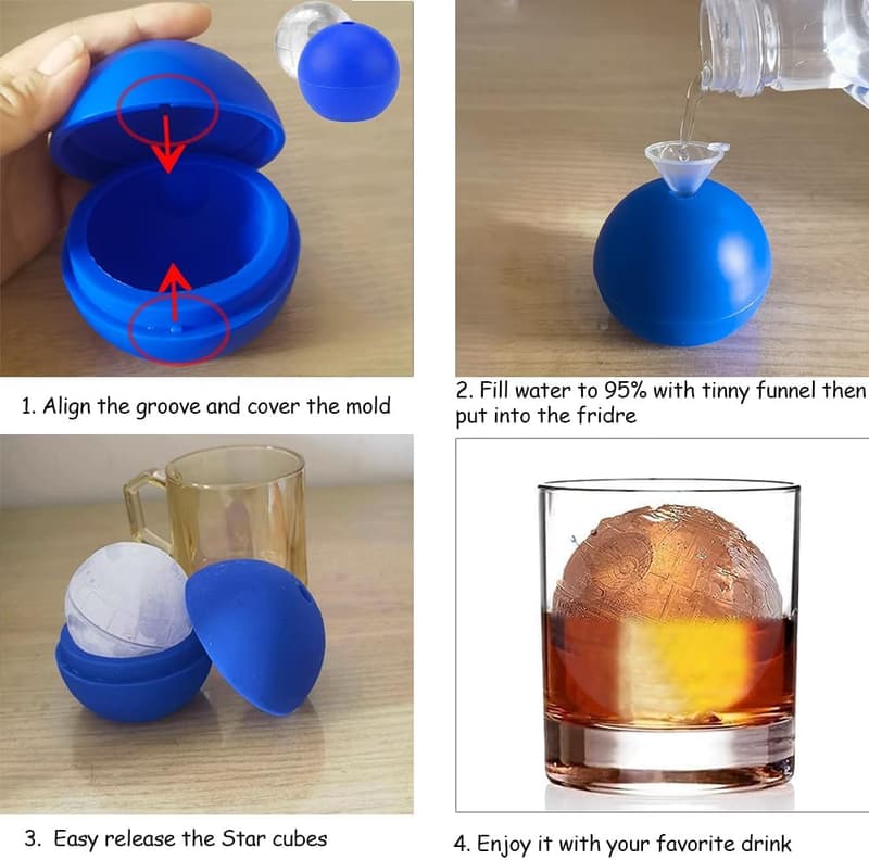 Star Wars Silicone Ice Cube Tray - 2-In-1 Mould Set