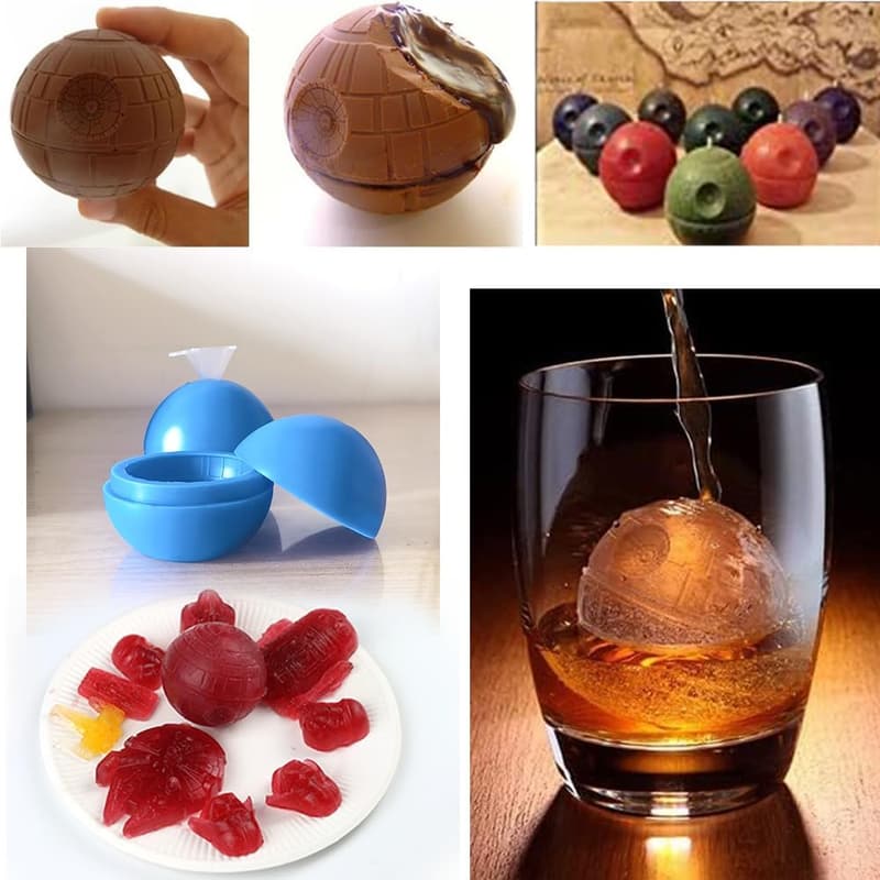 Star Wars Silicone Ice Cube Tray - 2-In-1 Mould Set