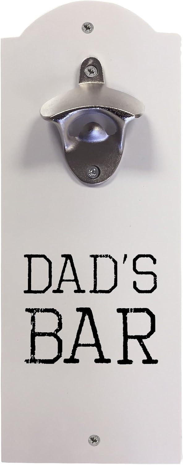 Personalized Wall-Mounted Bottle Opener with Custom Text