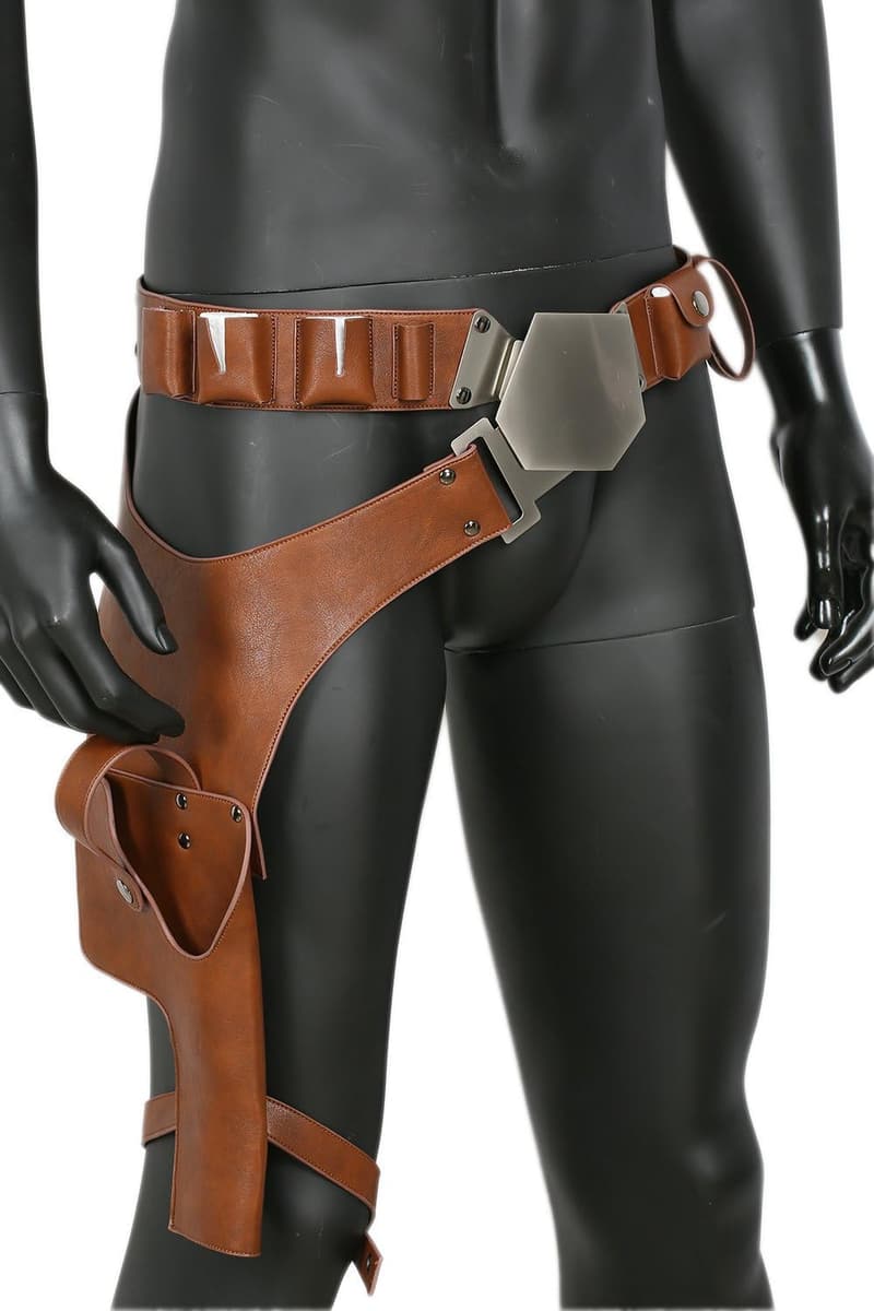 Han Solo Cosplay Belt Holster - PU Leather Costume Accessory