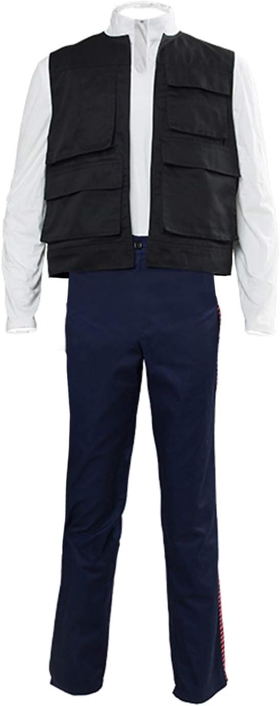 Men's Halloween Cosplay Costume Set - Vest & Pants