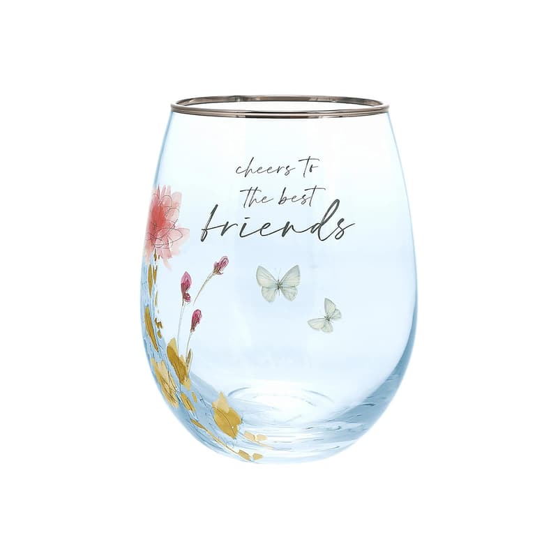 Friendship 20-Oz Stemless Wine Glass - Ideal Gift for Women