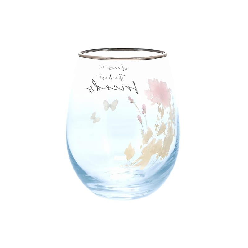 Friendship 20-Oz Stemless Wine Glass - Ideal Gift for Women
