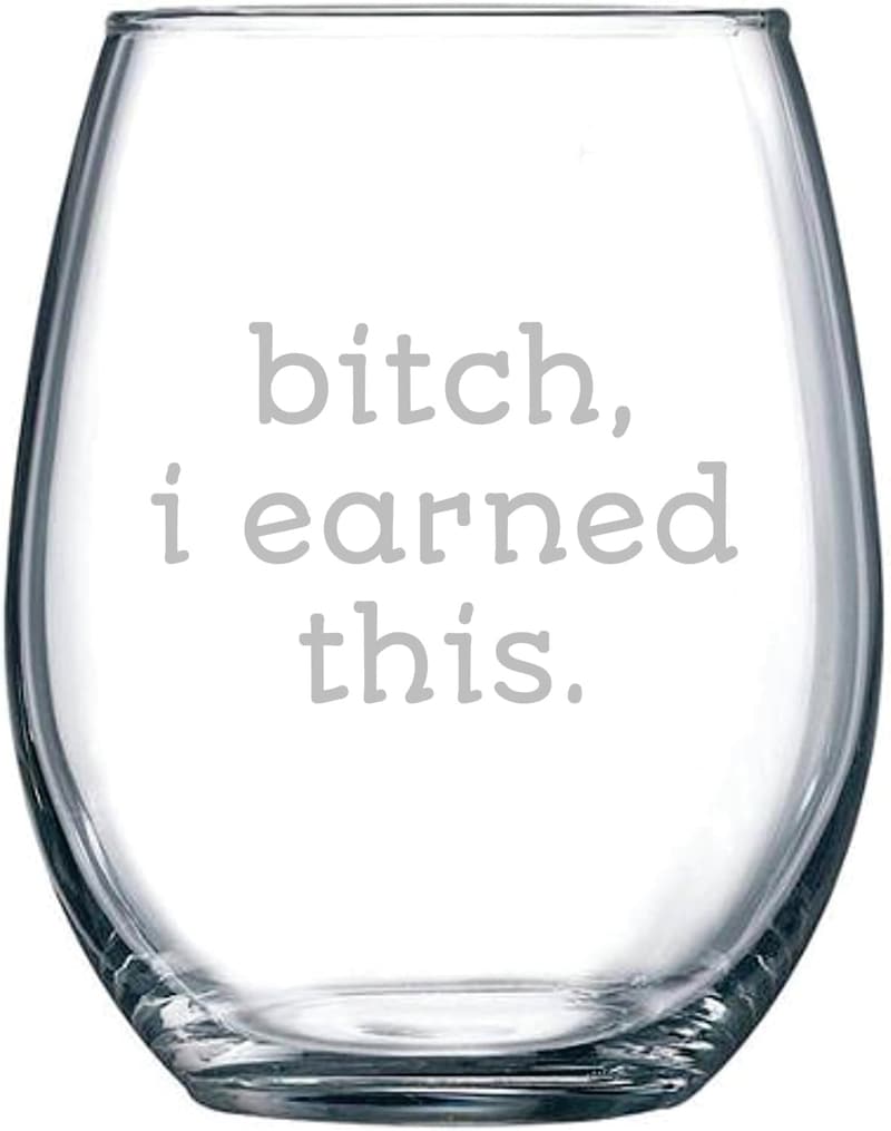 Funny Wine Glass - 