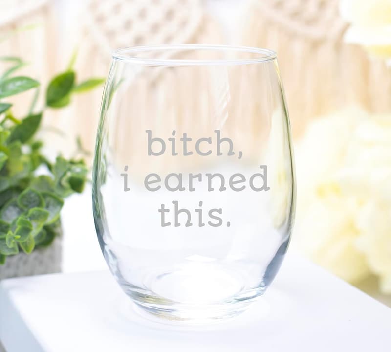 Funny Wine Glass - 