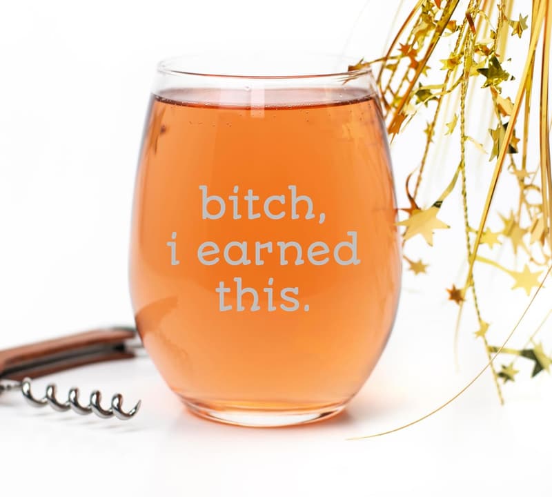 Funny Wine Glass - 