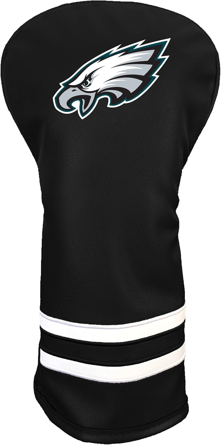 NFL Vintage Driver Golf Club Headcover with Fleece Lining