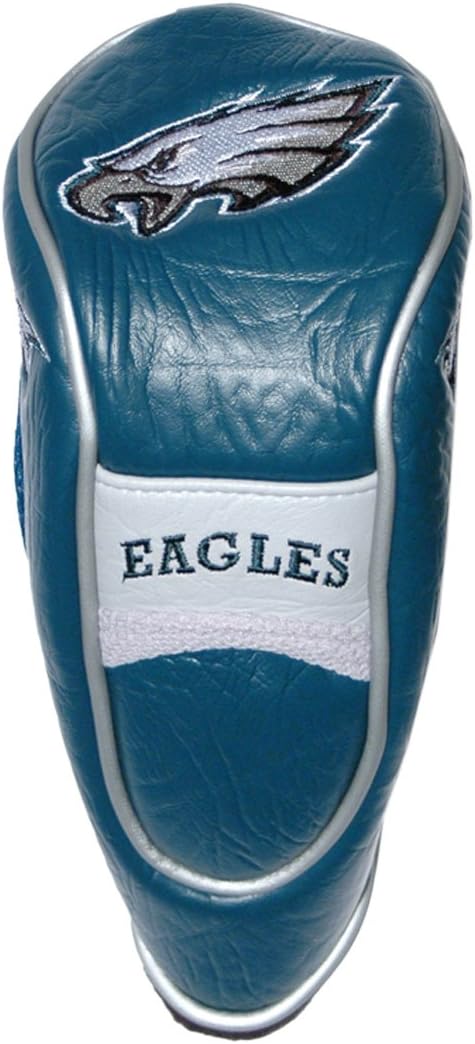 NFL Team Golf Club Headcover with Velour Lining and Hook Closure