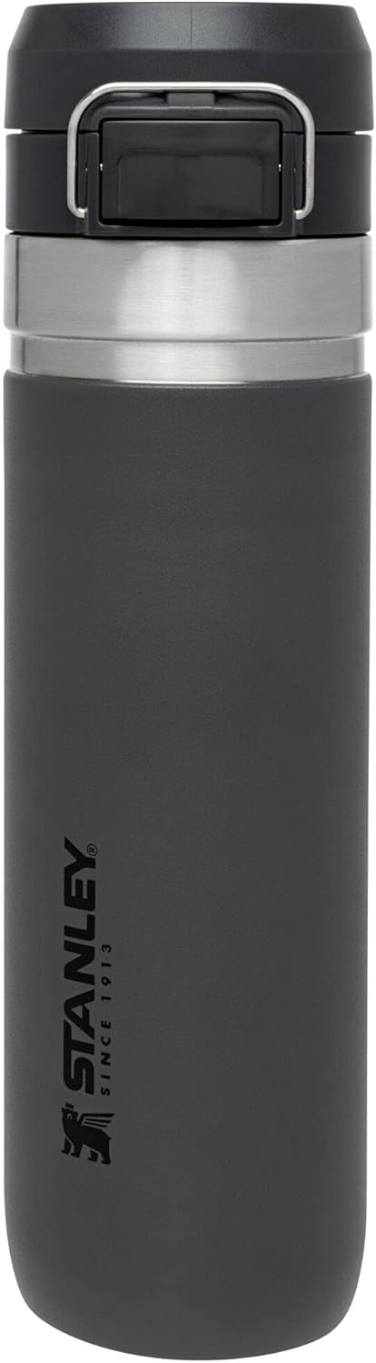 Insulated 24 oz Stainless Steel Water Bottle - Leakproof Travel Flask