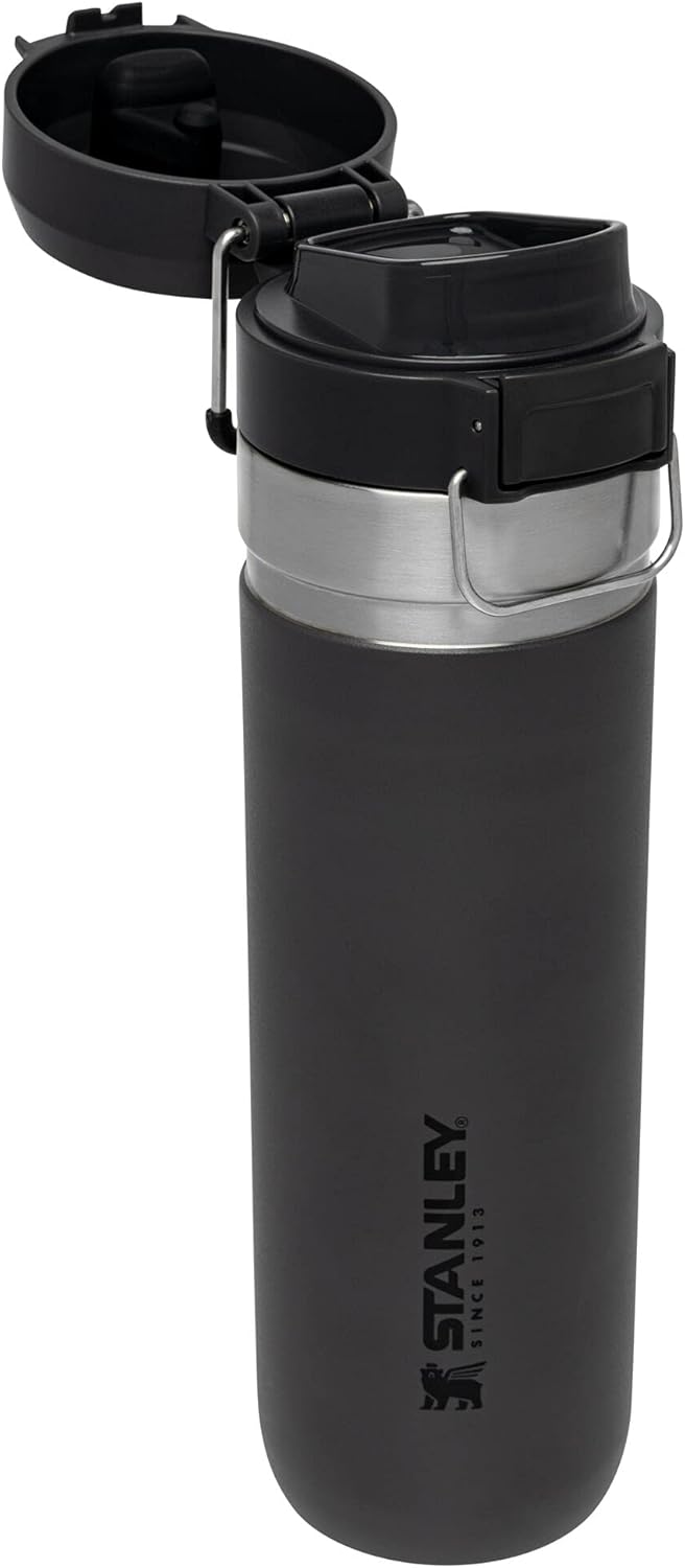 Insulated 24 oz Stainless Steel Water Bottle - Leakproof Travel Flask
