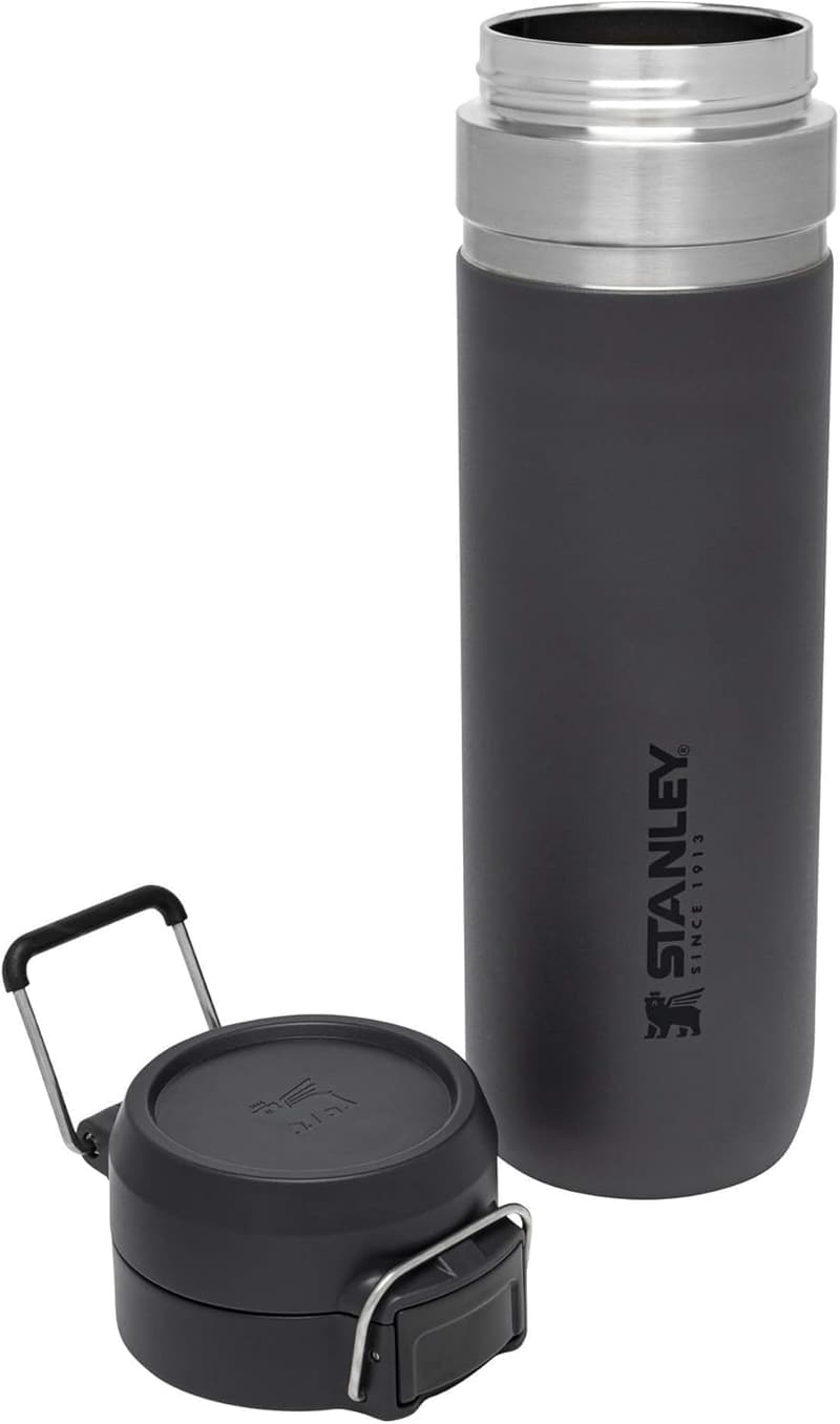 Insulated 24 oz Stainless Steel Water Bottle - Leakproof Travel Flask