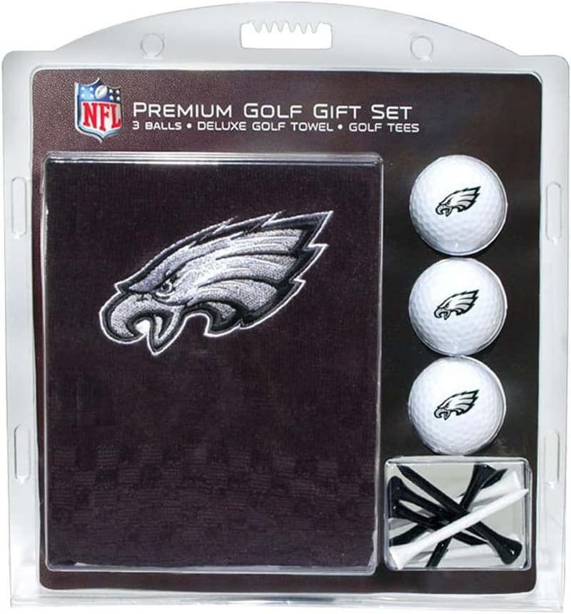 NFL Team Golf Premium Gift Set: Deluxe Towel, 3 Balls, 14 Tees