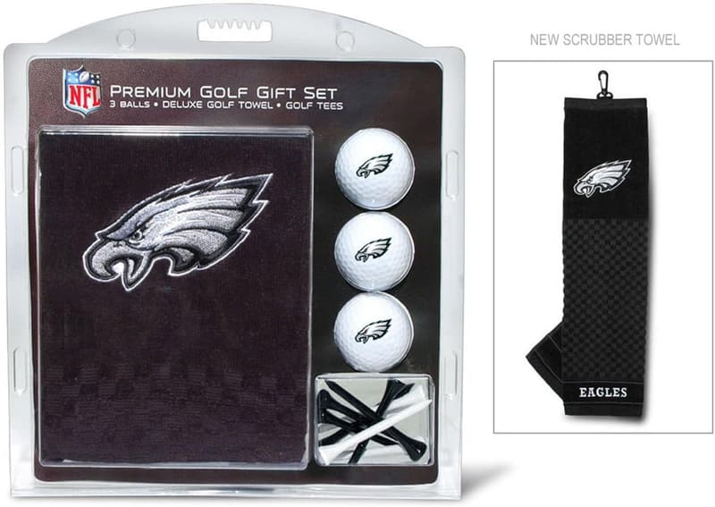 NFL Team Golf Premium Gift Set: Deluxe Towel, 3 Balls, 14 Tees