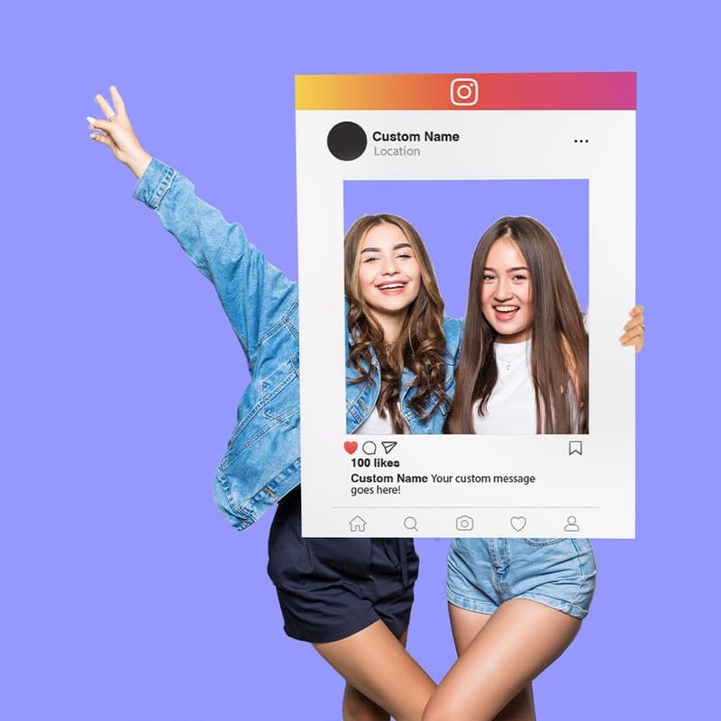 Custom Instagram Selfie Frame - 29