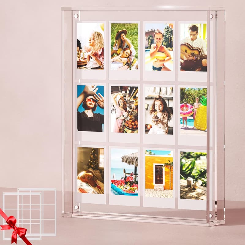 Acrylic Photo Collage Frame for Fujifilm Instax Prints