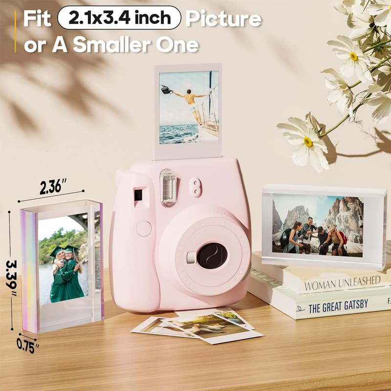 Fujifilm Instax Mini Polaroid Acrylic Tabletop Frame
