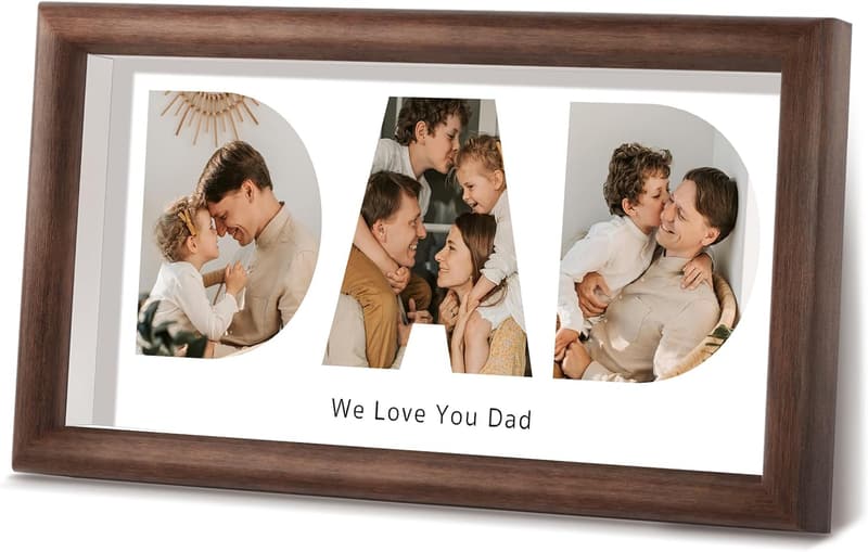 Customized Father's Day Photo Frame for Dad
