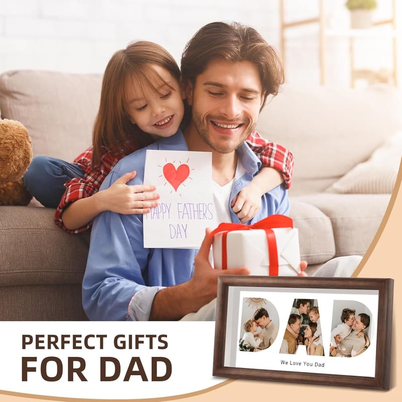 Customized Father's Day Photo Frame for Dad