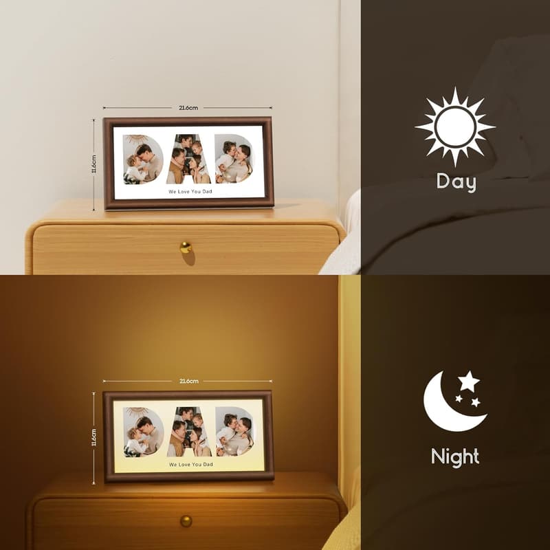 Customized Father's Day Photo Frame for Dad