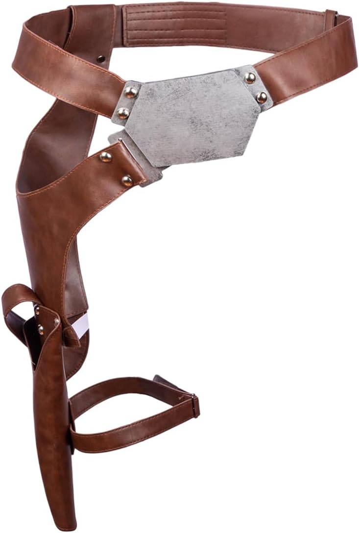 Halloween Costume Belt with Blaster Holster for Men