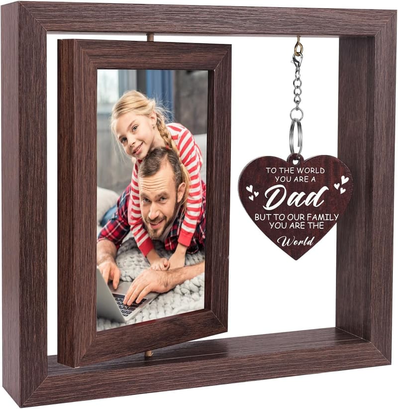 First Father's Day 4x6 Picture Frame Gift from Kids
