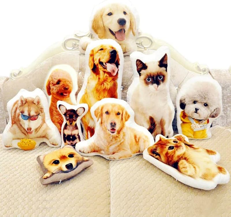 Personalized Pet Photo Pillow - Custom Throw Gift (16 inches)