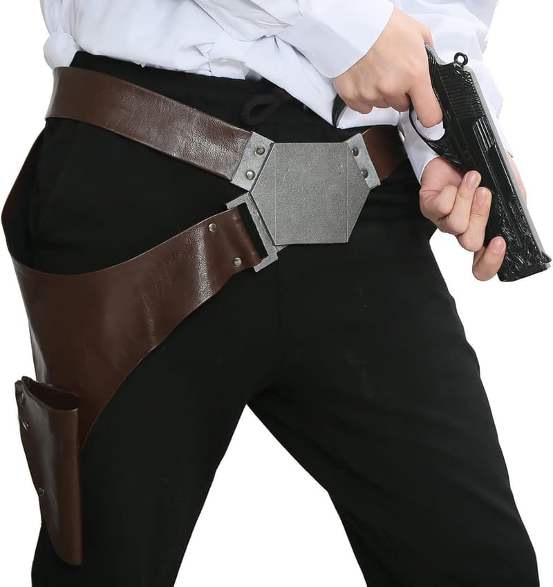 Han Solo Belt Prop for Cosplay - Adjustable PU Holster