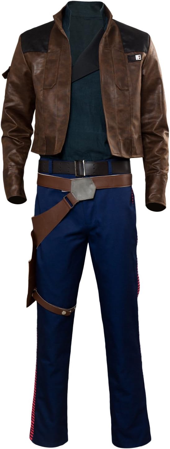 Adult Han Solo Cosplay Costume Complete Set for Parties