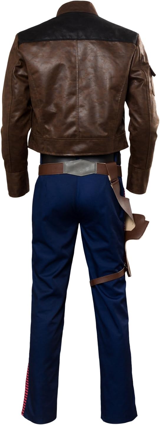 Adult Han Solo Cosplay Costume Complete Set for Parties