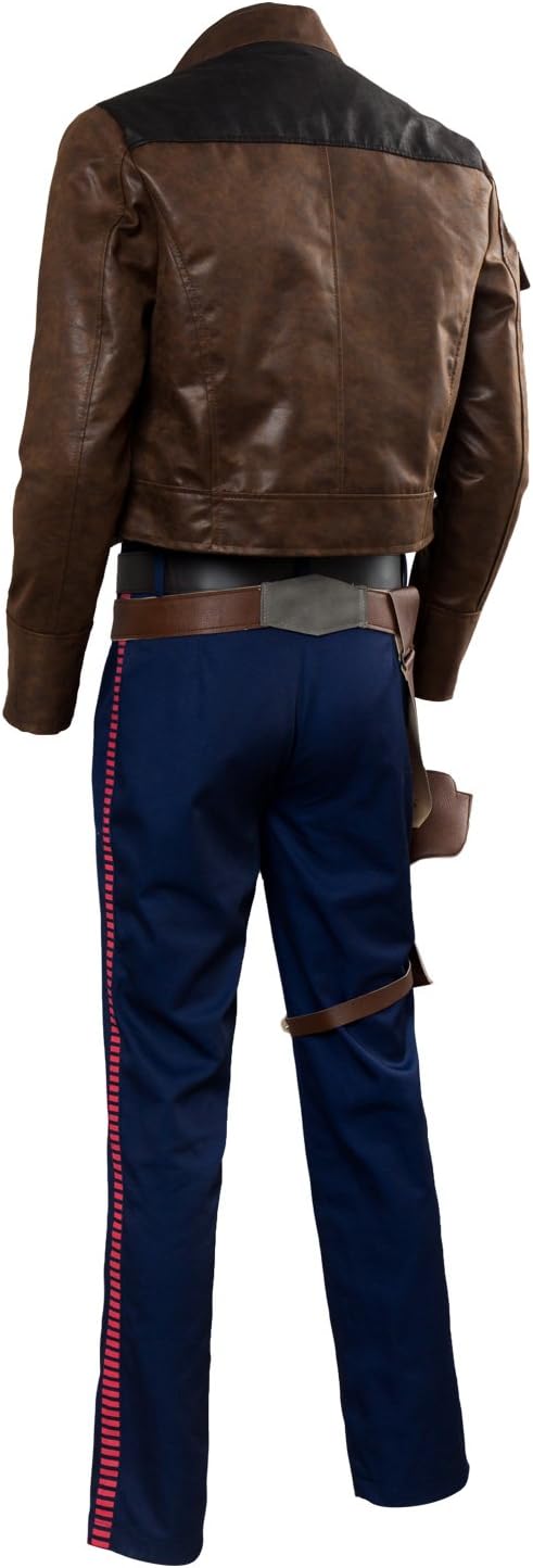 Adult Han Solo Cosplay Costume Complete Set for Parties