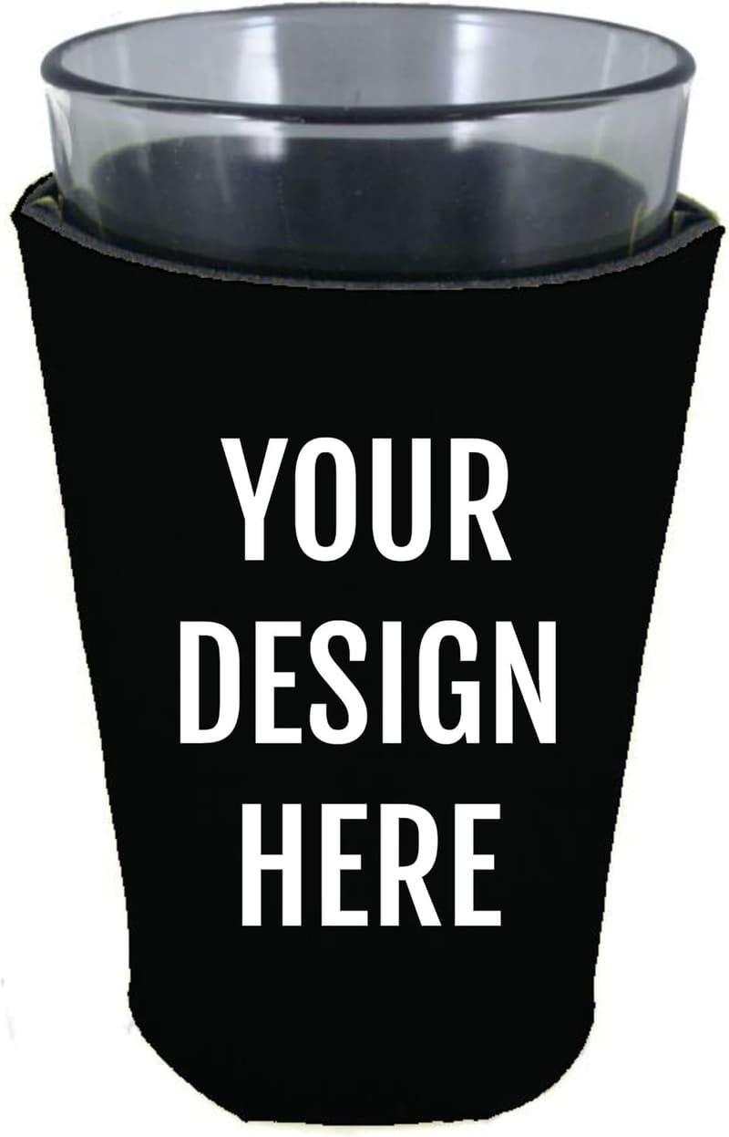 Personalized Soft Foam Pint Glass Cooler - USA Made