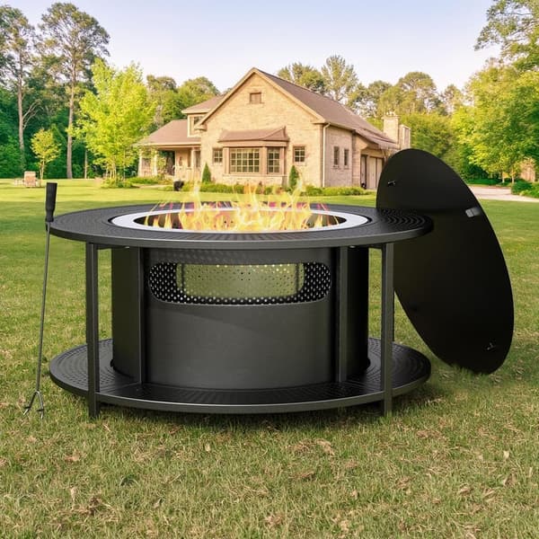 Stainless Steel Smokeless Fire Pit Tabletop for Outdoors