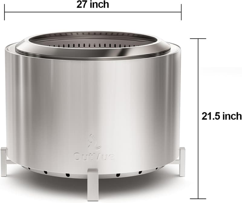 Outdoor Smokeless Fire Pit - 27