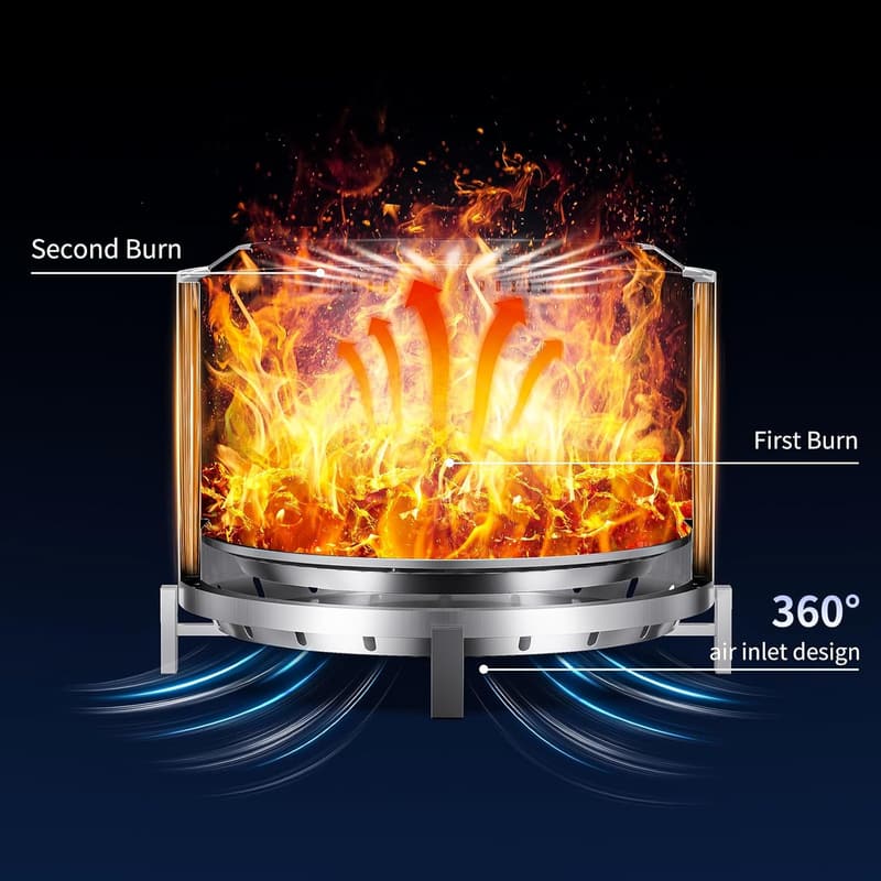 Outdoor Smokeless Fire Pit - 27