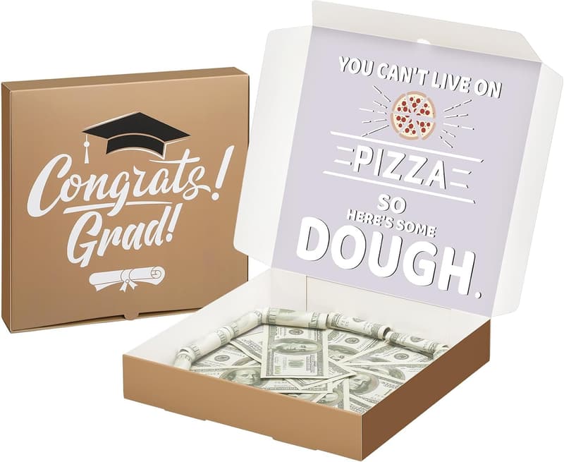 Graduation Pizza Box Money Holder - 2 Pcs Class of 2025