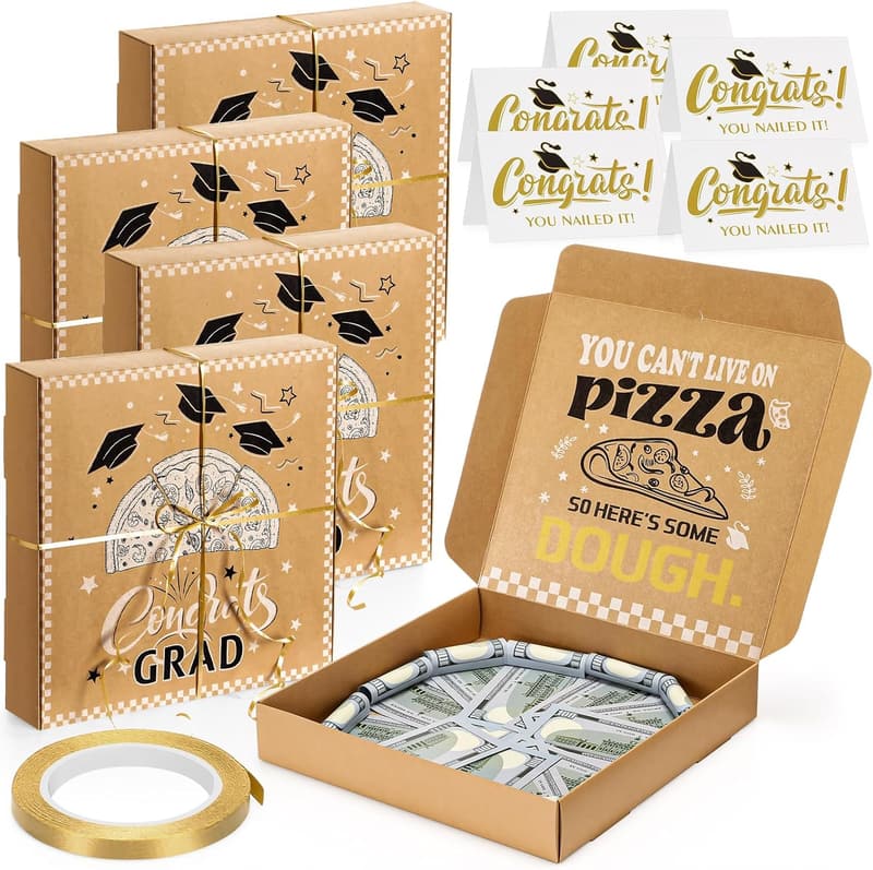 Graduation Pizza Box Money Holder for Class of 2025
