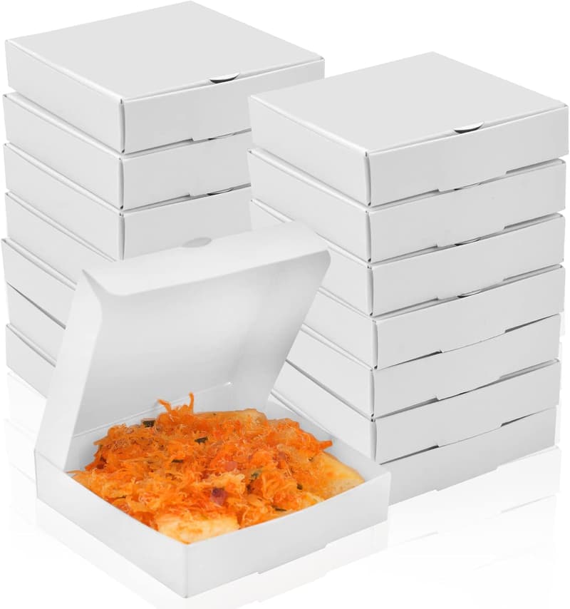 Mini Pizza Boxes (50 Pcs) for Parties & Celebrations