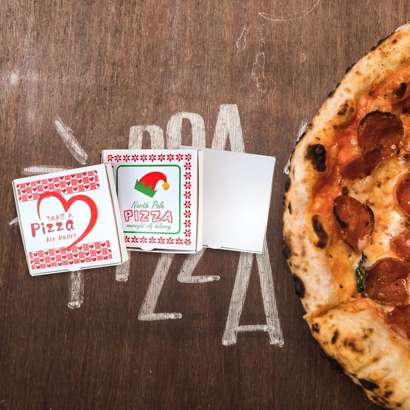 Mini Pizza Boxes (50 Pcs) for Parties & Celebrations