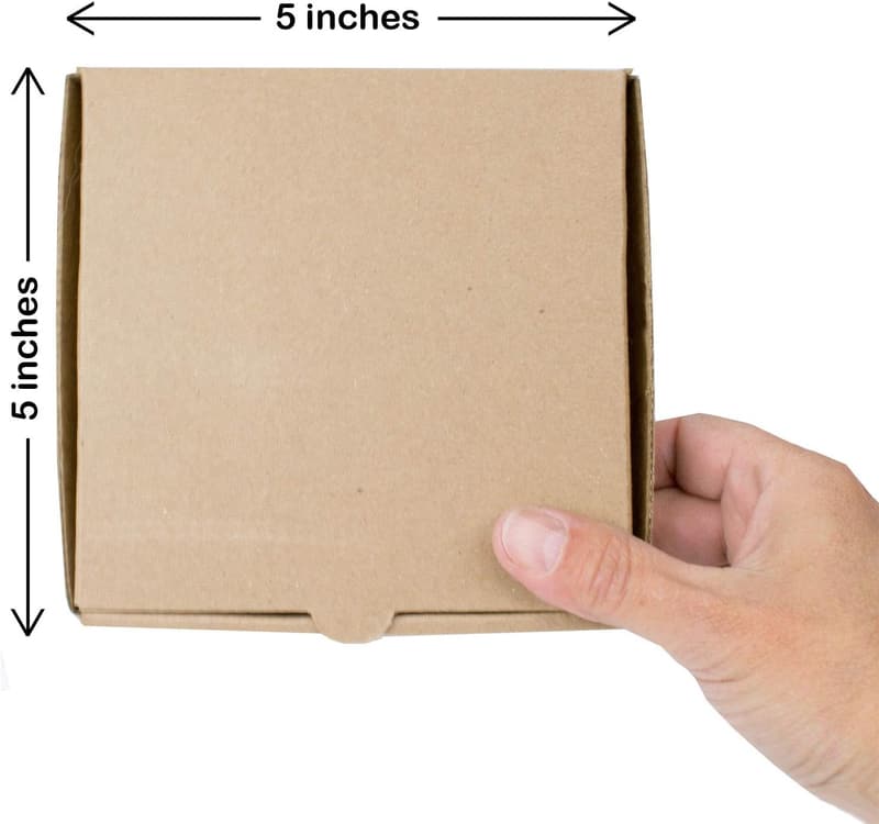 Kraft Brown Mini Pizza Boxes - 5