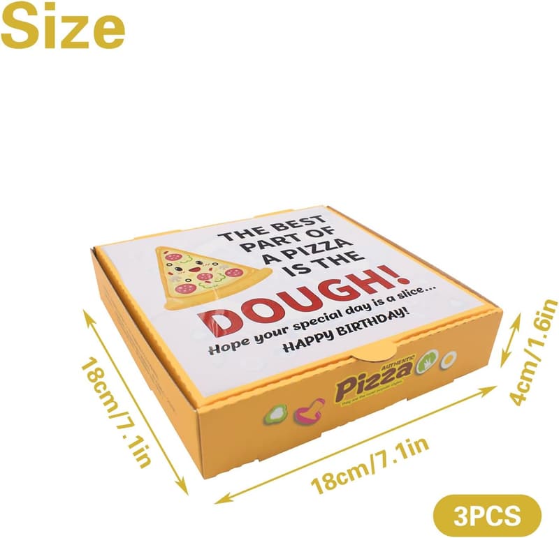 Pizza Money Box Set – 3 Fun Cash Gift Holders for Parties