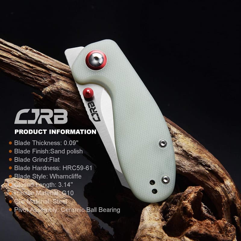 Tactical Pocket Knife for Men with G10 Handle - 2.39